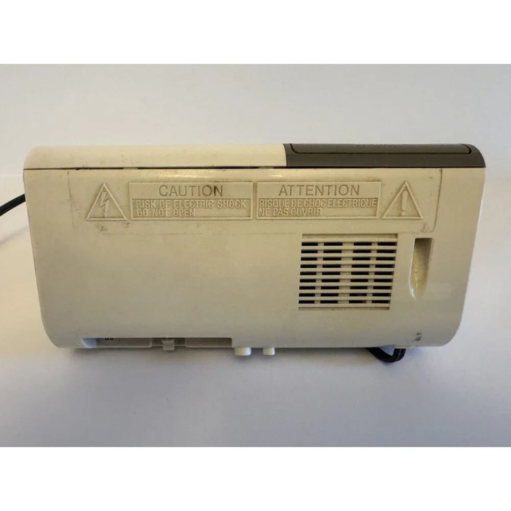 Sony ICF-C88W AM/FM Clock Radio w/Digital Message Recorder